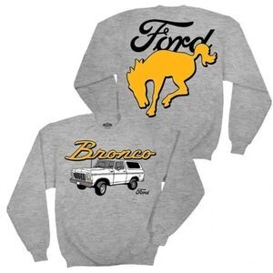 Ford Bronco Graphic Sweatshirt Gray‎ M